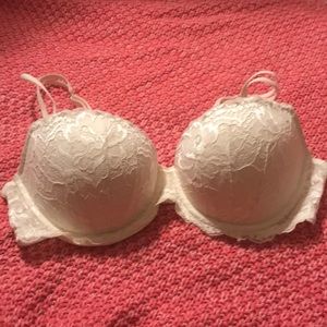 White Lace Bra 36C NWOT